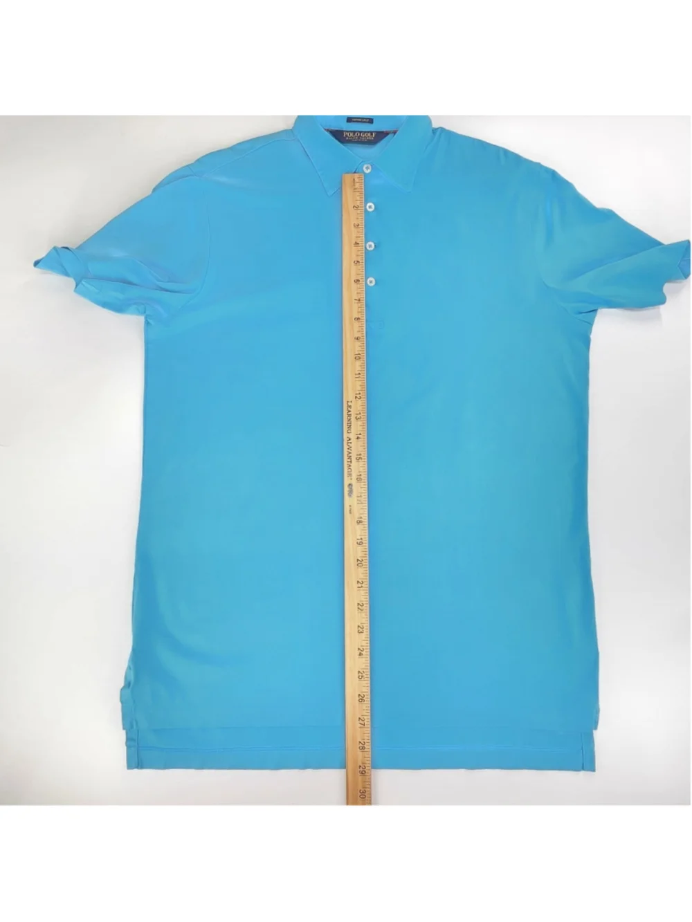 Quiet Luxury Polo Ralph Lauren Golf Polo Men M Blue Pima Cotton Vintage Lisle